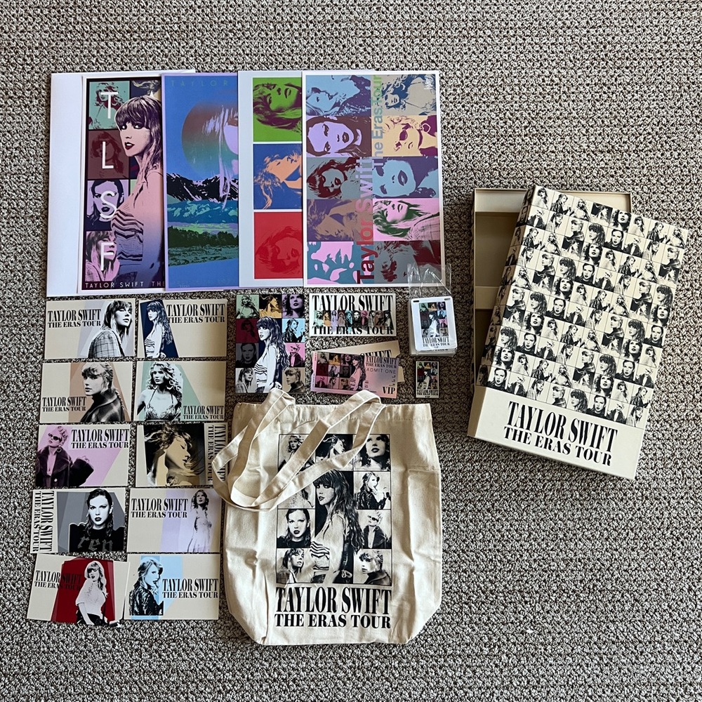 NEW Taylor Swift Eras Tour VIP Merch Box Package